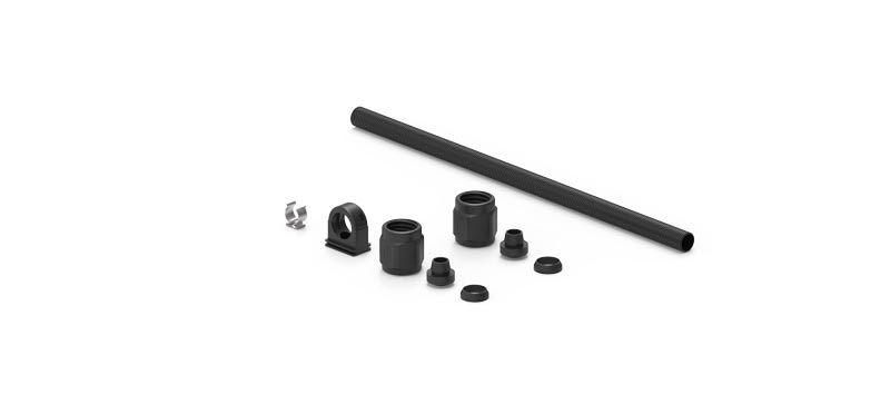 flexible PTFE tubing - ymLine FlexTube Pro, Length 2500 mm