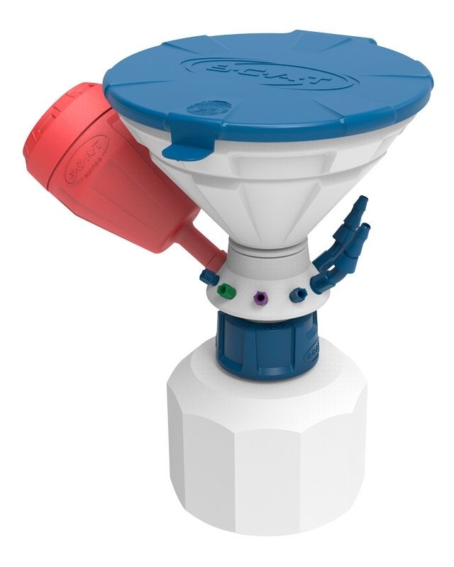 safety waste cap with funnel B83