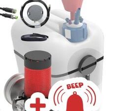 Disc sensor set, Signal lamp, full state (visual & acoustic)